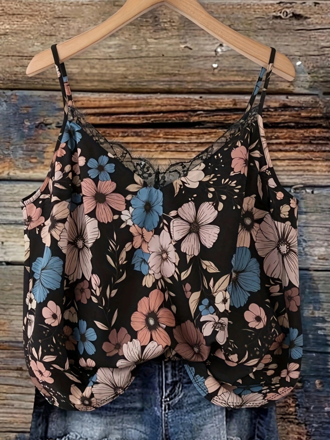 Cami Top Lace - Summer fashion new plus size women's