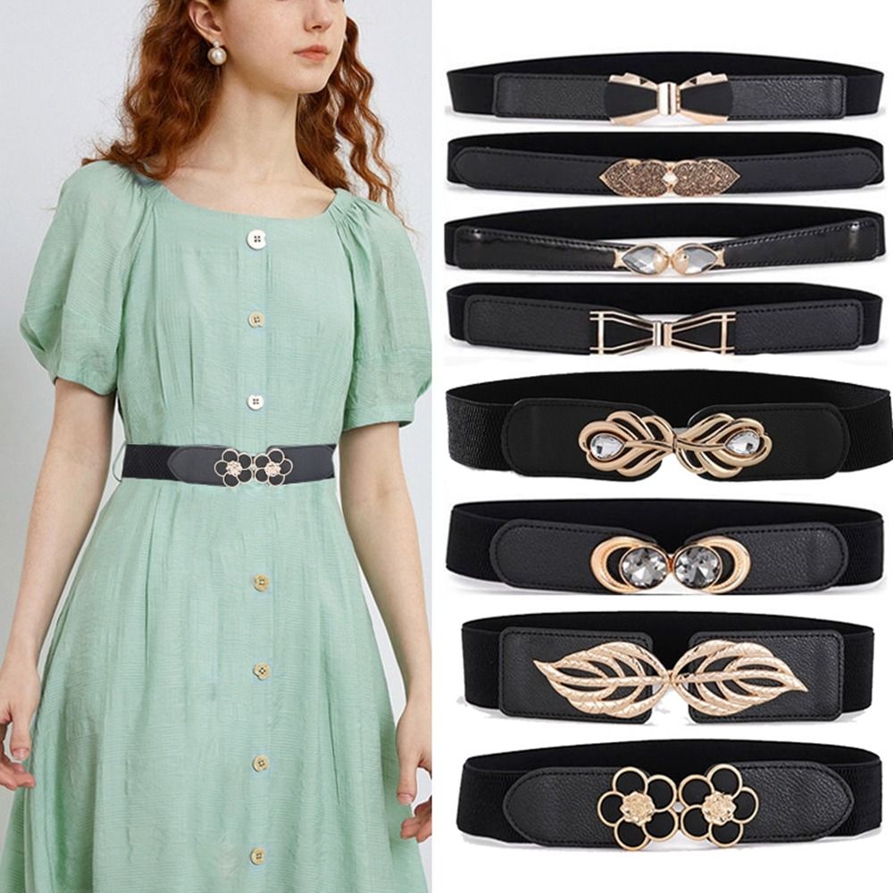 Corset Waist Cinch - Women's Elastic Wide Waist Belt Stretchy