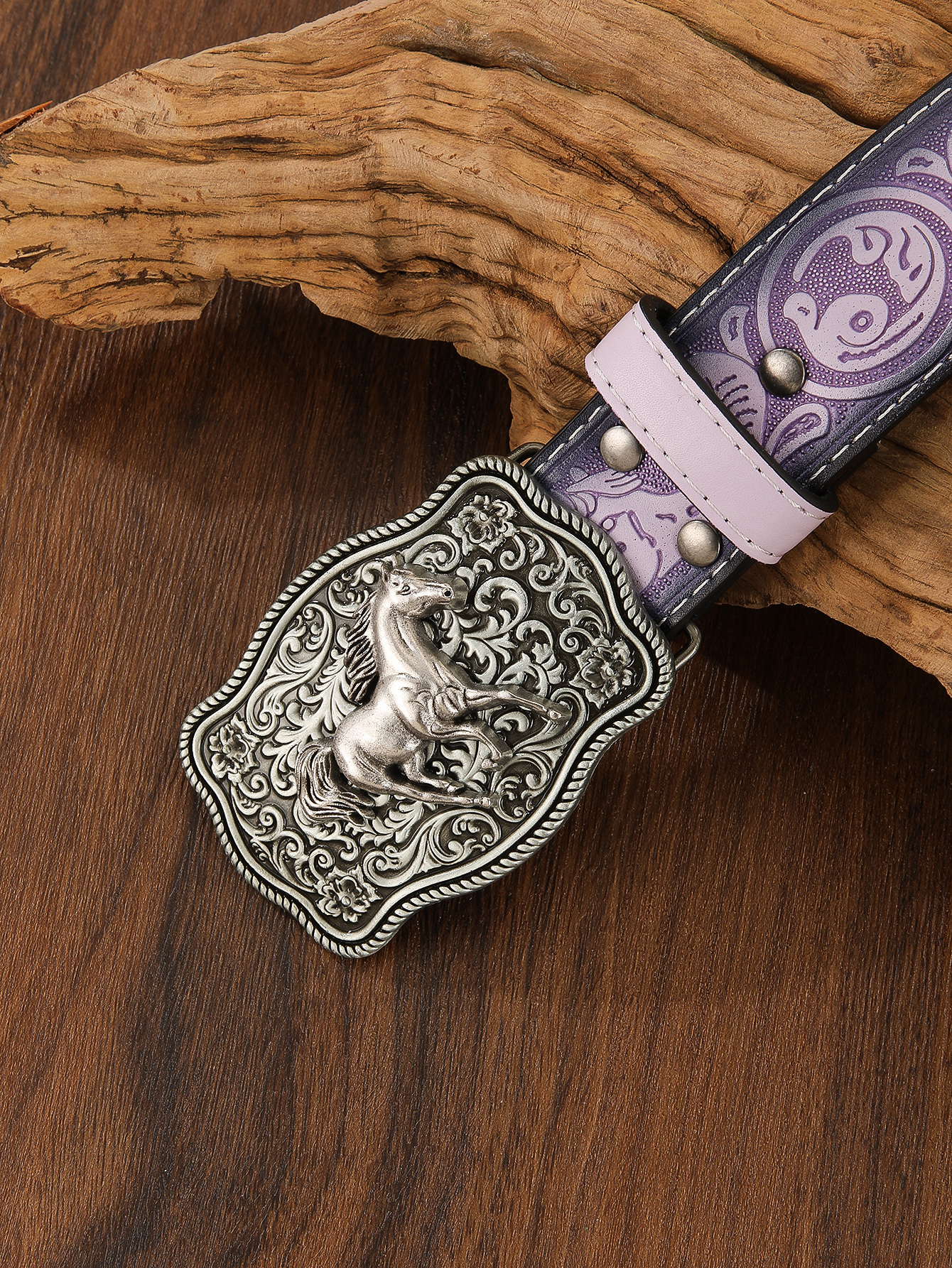 A purple Western cowboy-style  – Corset Waist Cinch Bewertung und Preis