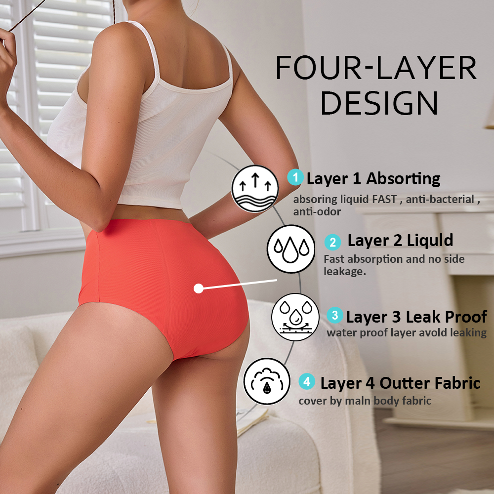 Hot Sale Mid-Rise Seamless Men – Period Panty Absorbent Bewertung und Preis