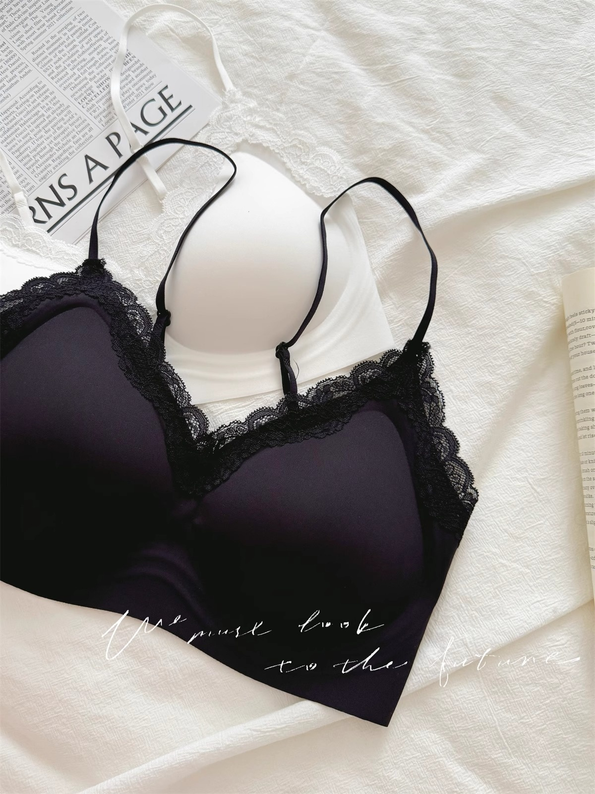 French Style Lace Bralette Fem – Bralette Wireless Soft Bewertung und Preis