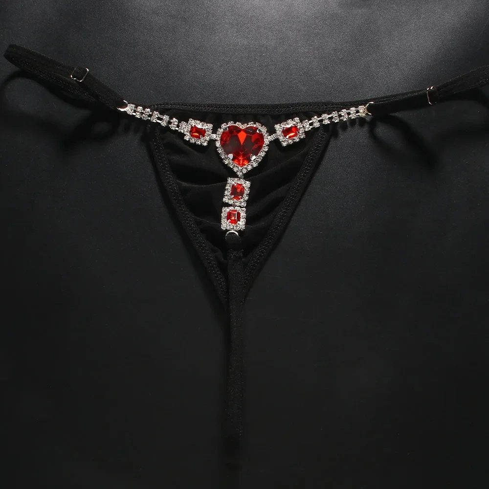 Red Heart Thong Crystal G Stri – Thong Bikini Women Bewertung und Preis