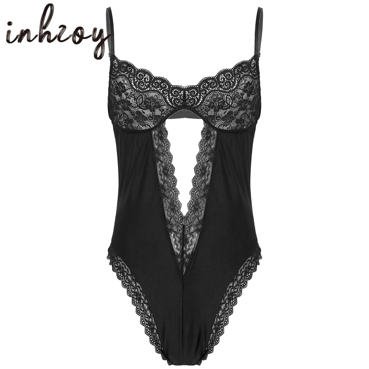 Men Sexy Bodysuit Lingerie Gay – Lace Teddy Lingerie Bewertung und Preis