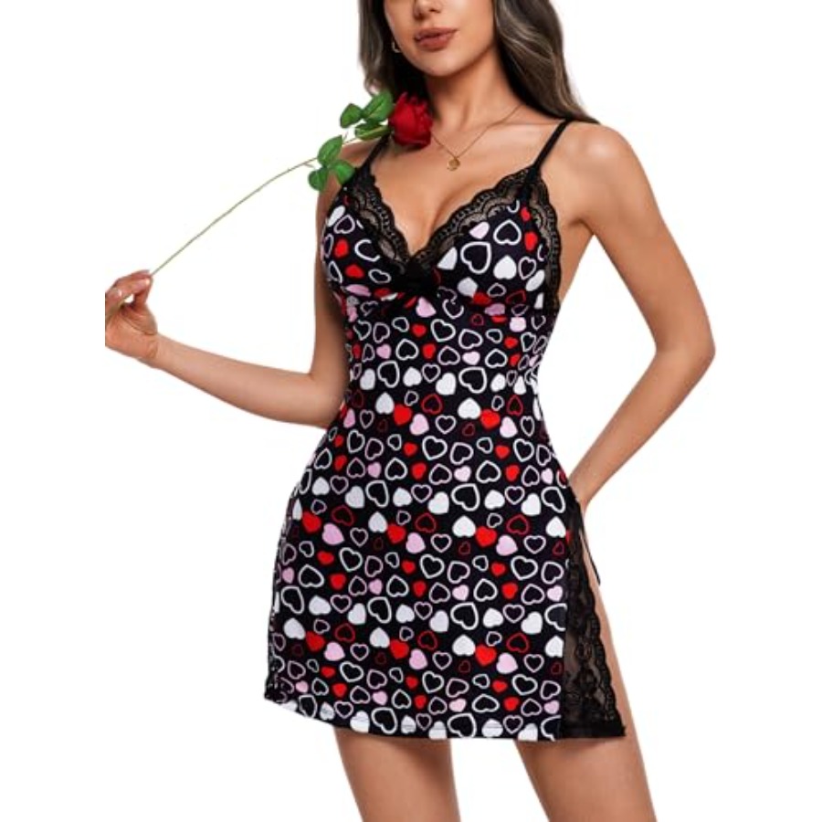 Night Gowns for Women V Neck L – Babydoll Chemise Night Bewertung und Preis