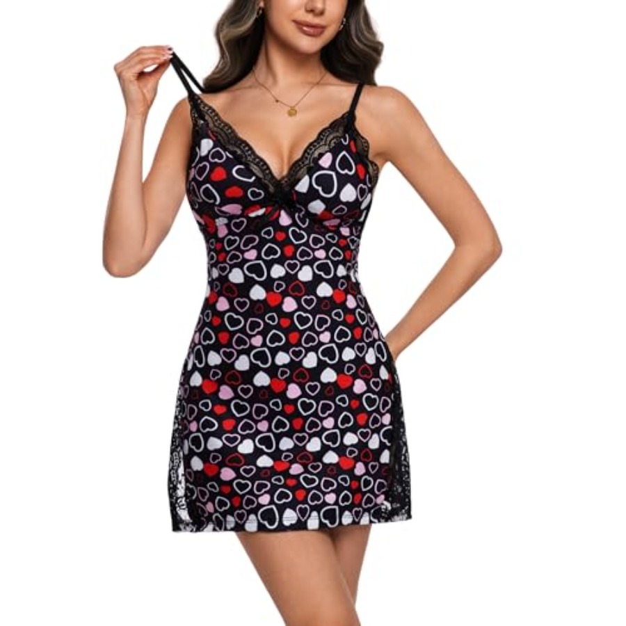 Night Gowns for Women V Neck L – Babydoll Chemise Night Bewertung und Preis