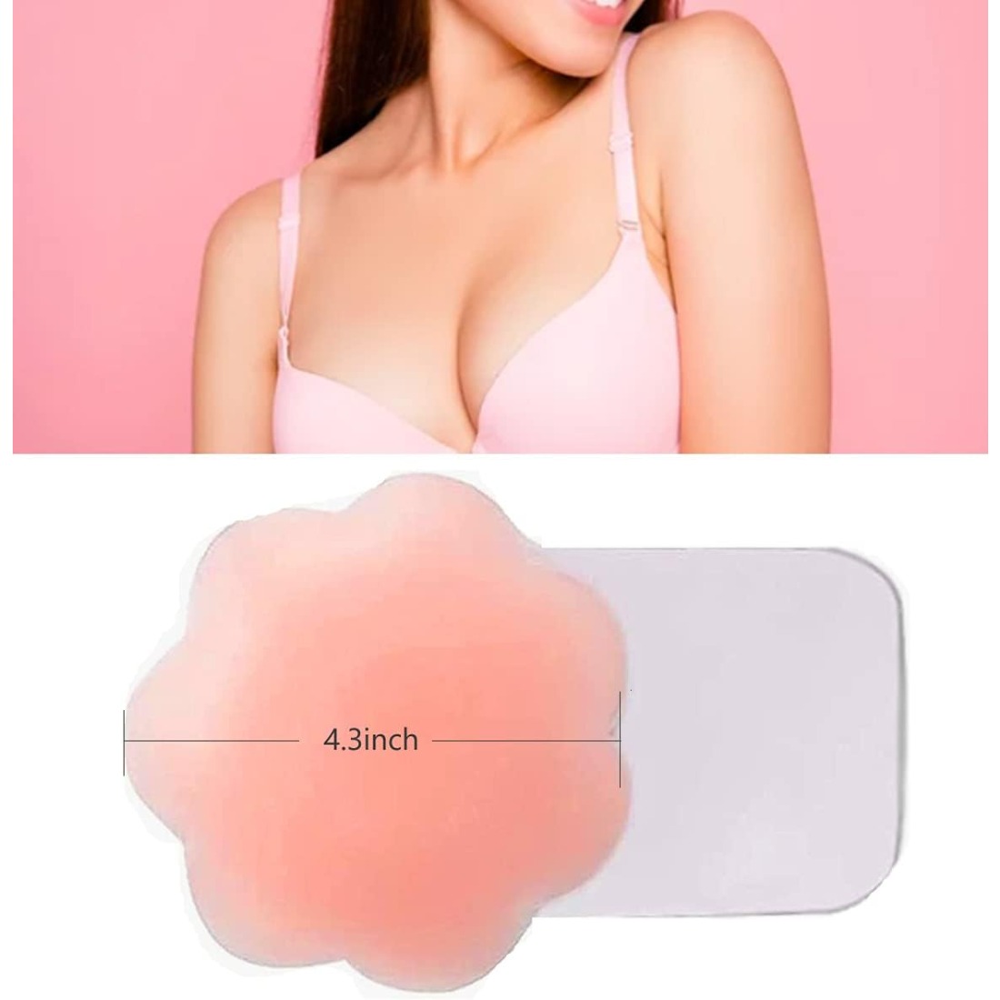 4.3 Inch Reusable Silicone Nip – Nipple Cover Pasties Bewertung und Preis