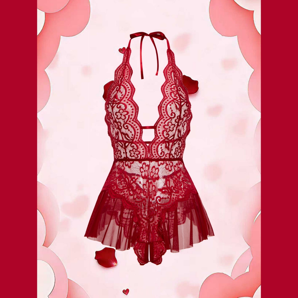 Erotic Crotchless Hot Lingerie – Lace Teddy Lingerie Bewertung und Preis