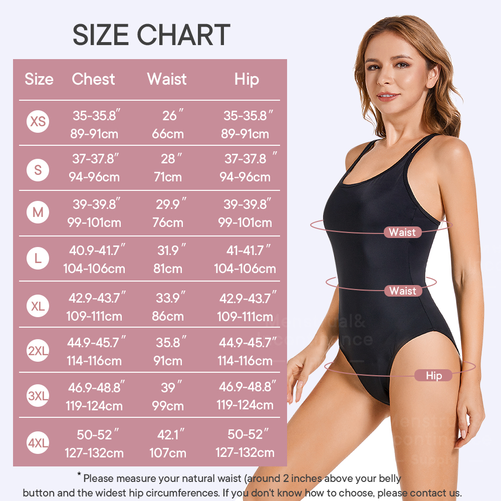 Women's Period Swimwear One Pi – Period Panty Absorbent Bewertung und Preis