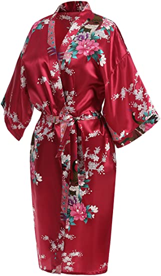 Rayon Robes Women Nightwear Fl – Robe Silk Women Bewertung und Preis