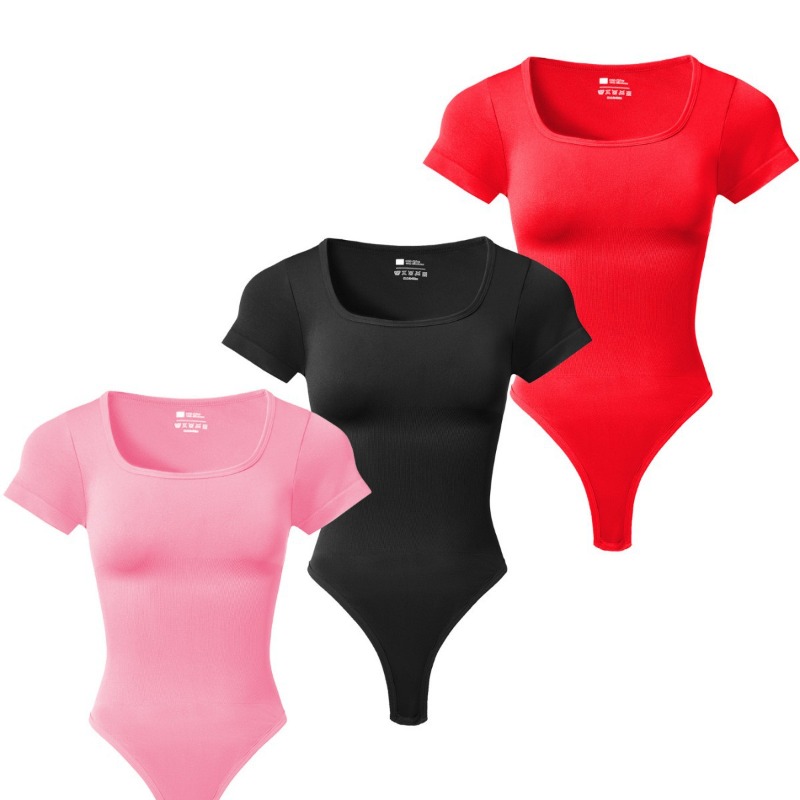 Women Plus Size Square Neck Sh – Shapewear Bodysuit Firm Bewertung und Preis