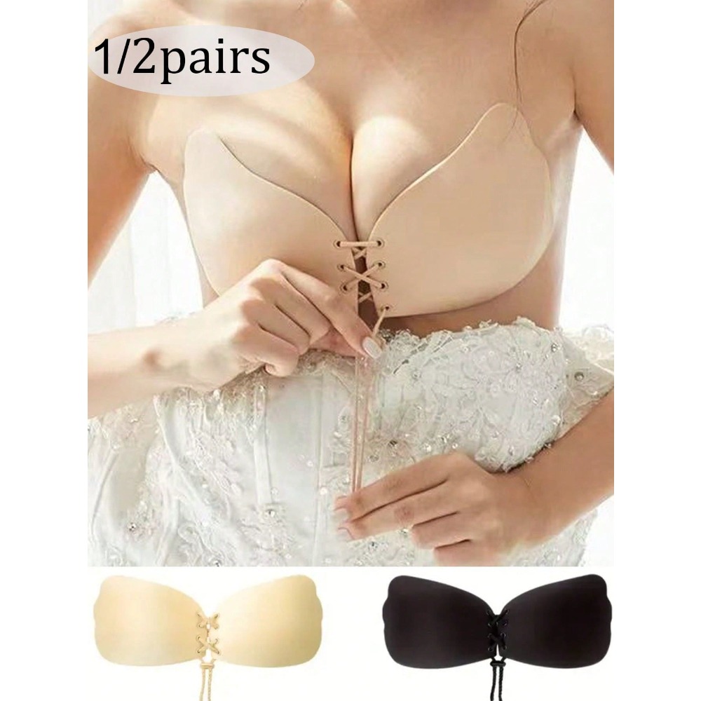 1/2pcs Wing-Shaped Adhesive Br – Silicone Bra Adhesive Bewertung und Preis