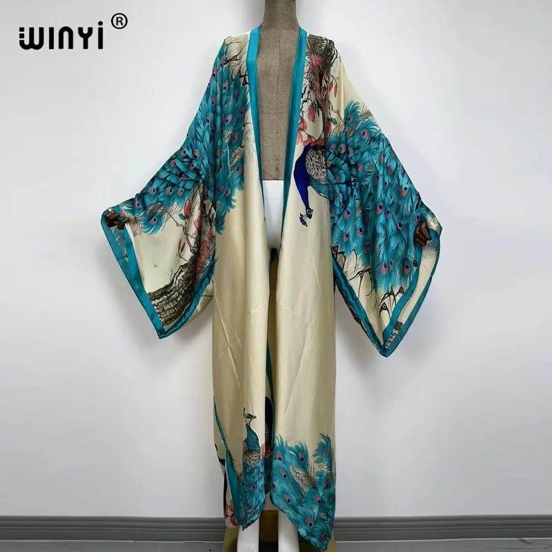 WINYI 2022 Summer Women Cardig – Robe Silk Women Bewertung und Preis