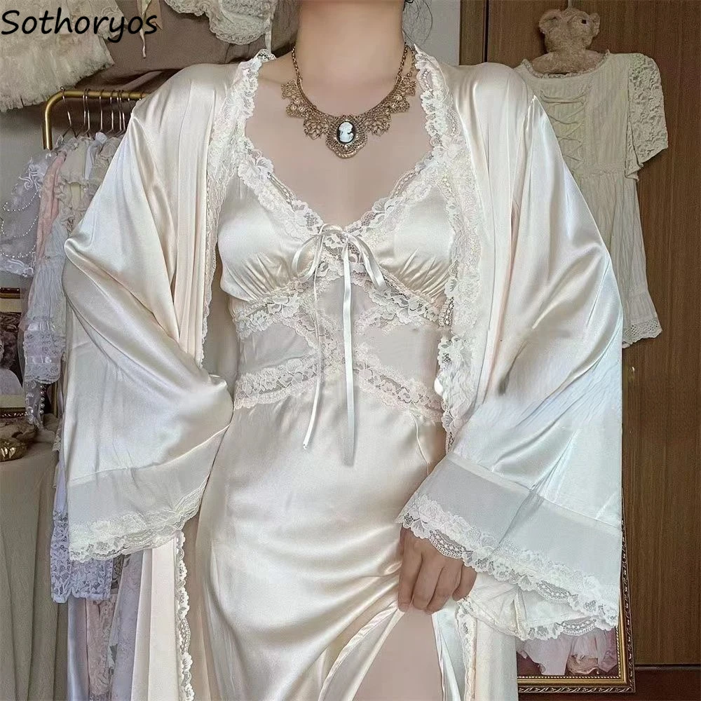 Silk Robe Gown Sets Women Gent – Robe Silk Women Bewertung und Preis