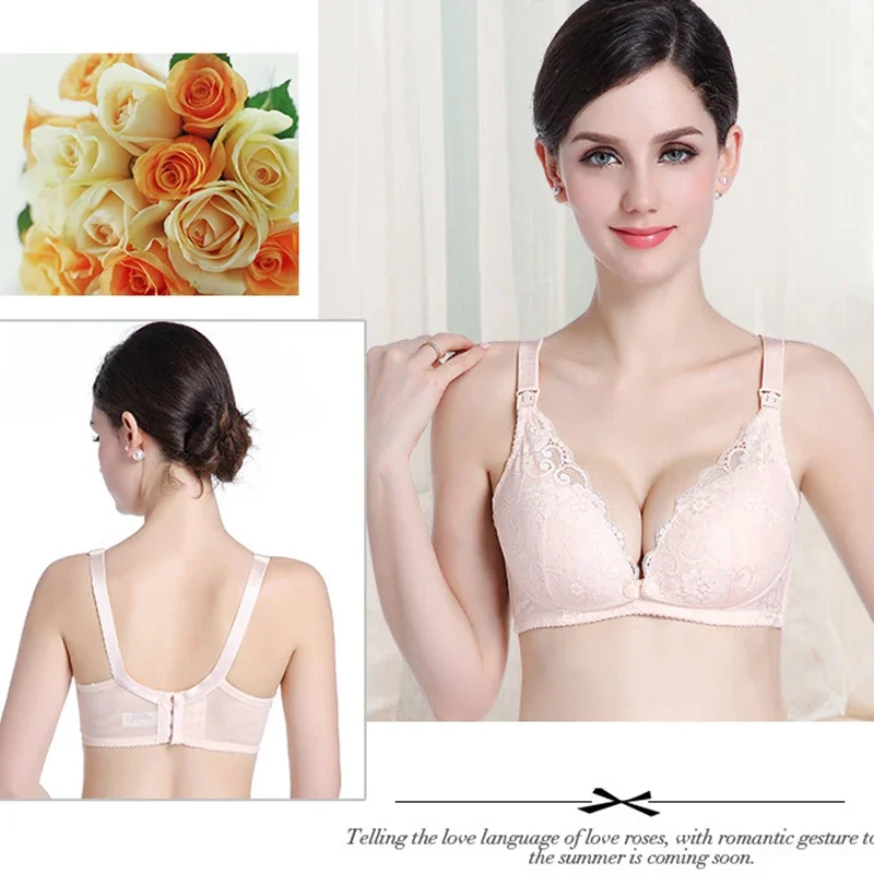 Maternity Lace Trim Nursing Br – Nursing Bra Sleep Bewertung und Preis